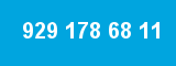 929 178 68 11 929 178 68 11